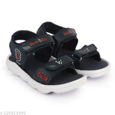 XDOX Kids navy blue synthetic sandal with EVA sole, featuring Velcro fastening. Ideal for boys' casual wear. #kidssandal #sandalforboys #navybluesandal #indiansandal